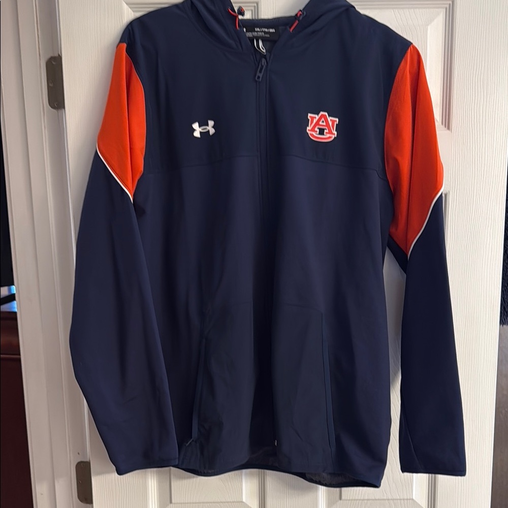 Auburn Tigers Under Armour Navy and Orange Full-Zip XXL Jacket